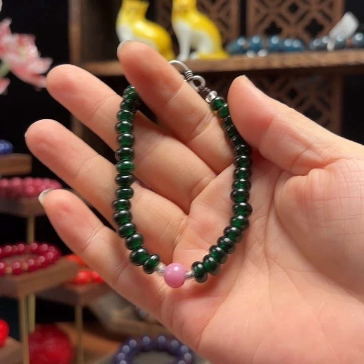 ****岳玻璃DIY手工制作琉璃手串