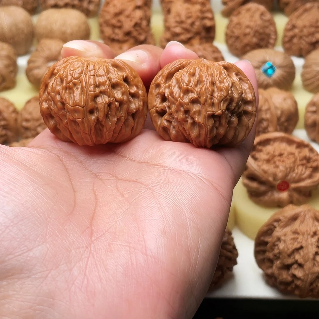 吊坠文玩核桃磨盘40全