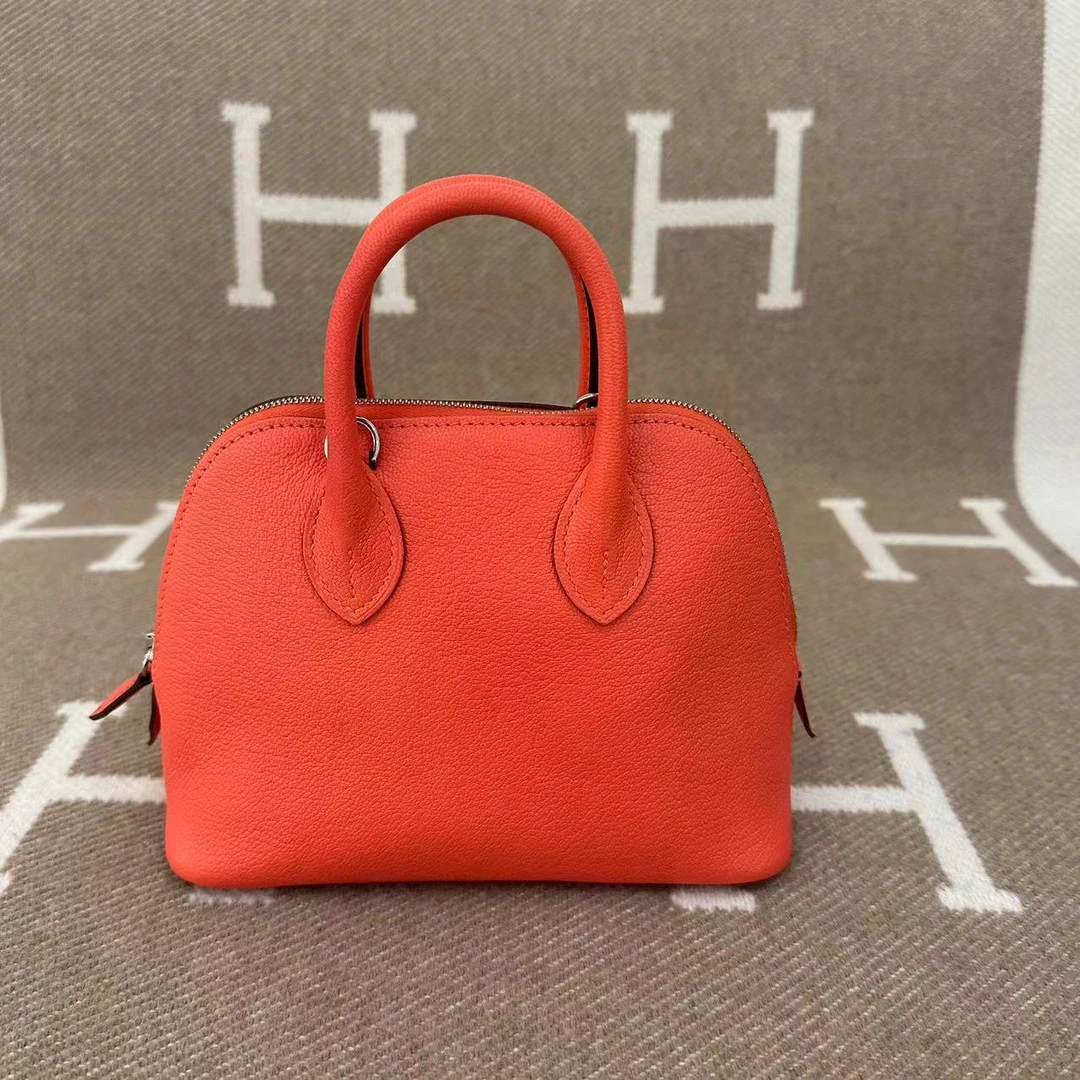 99新 Hermes/爱马仕 mini bolide W mysore 原野橙ha0222a0