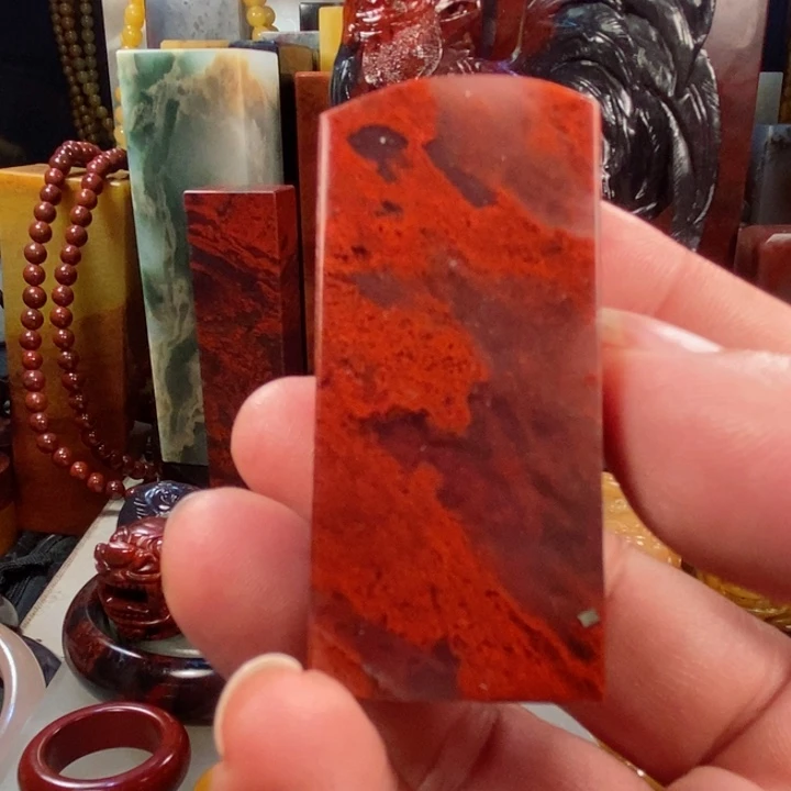 石英质玉印章未镶嵌风****来