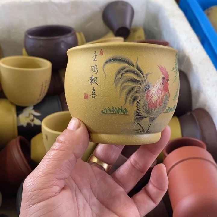 紫砂茶杯紫砂主人杯