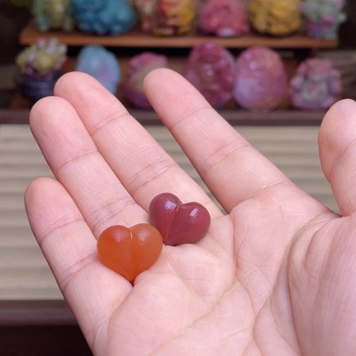 你***好未镶嵌玛瑙/玉髓珠宝半成品盐源玛瑙高品屁桃