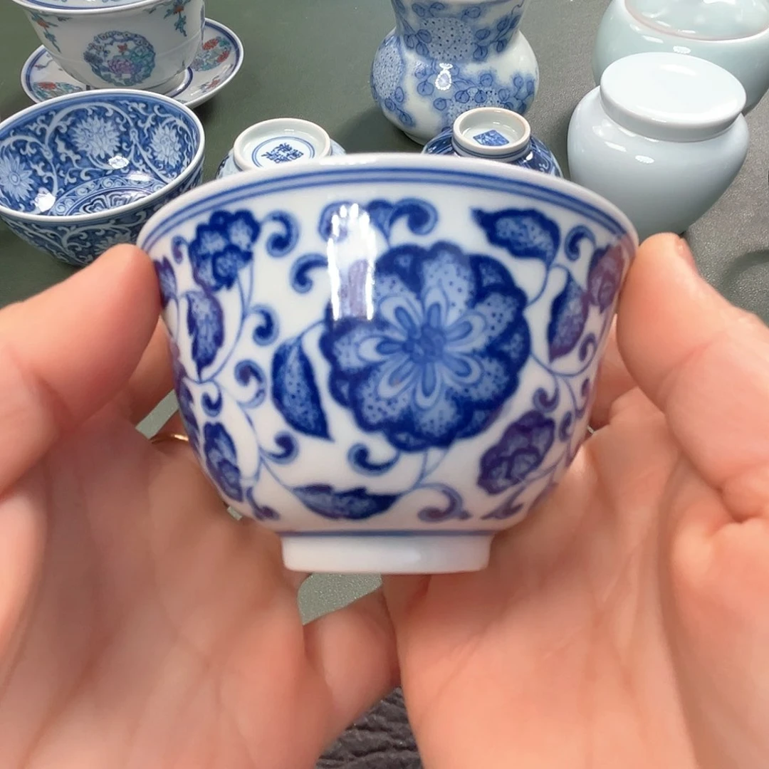 杯青花瓷器青花瓷器