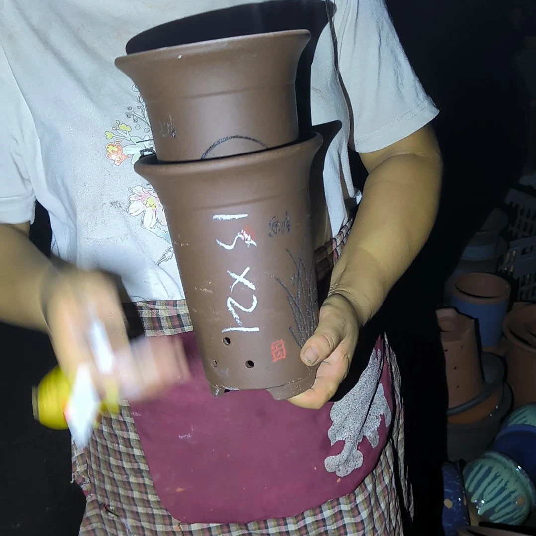 紫砂花盆紫砂花盆