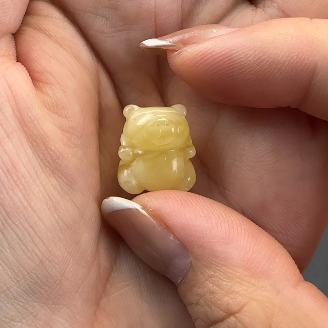 未镶嵌琥珀珠宝奇石飞***牛