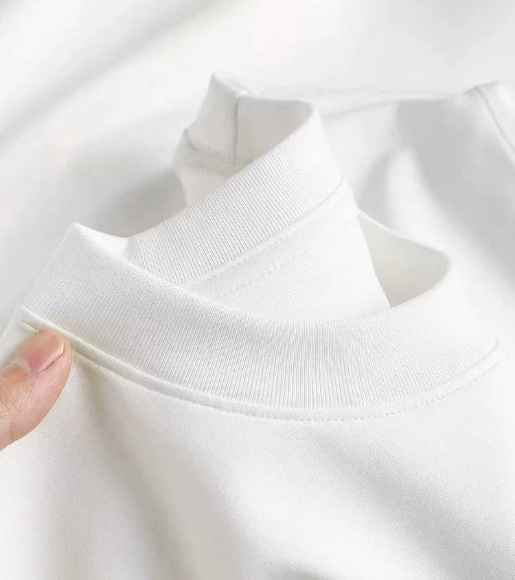 【马克】NN307-时尚女装设计感T恤百搭白色宽松圆领