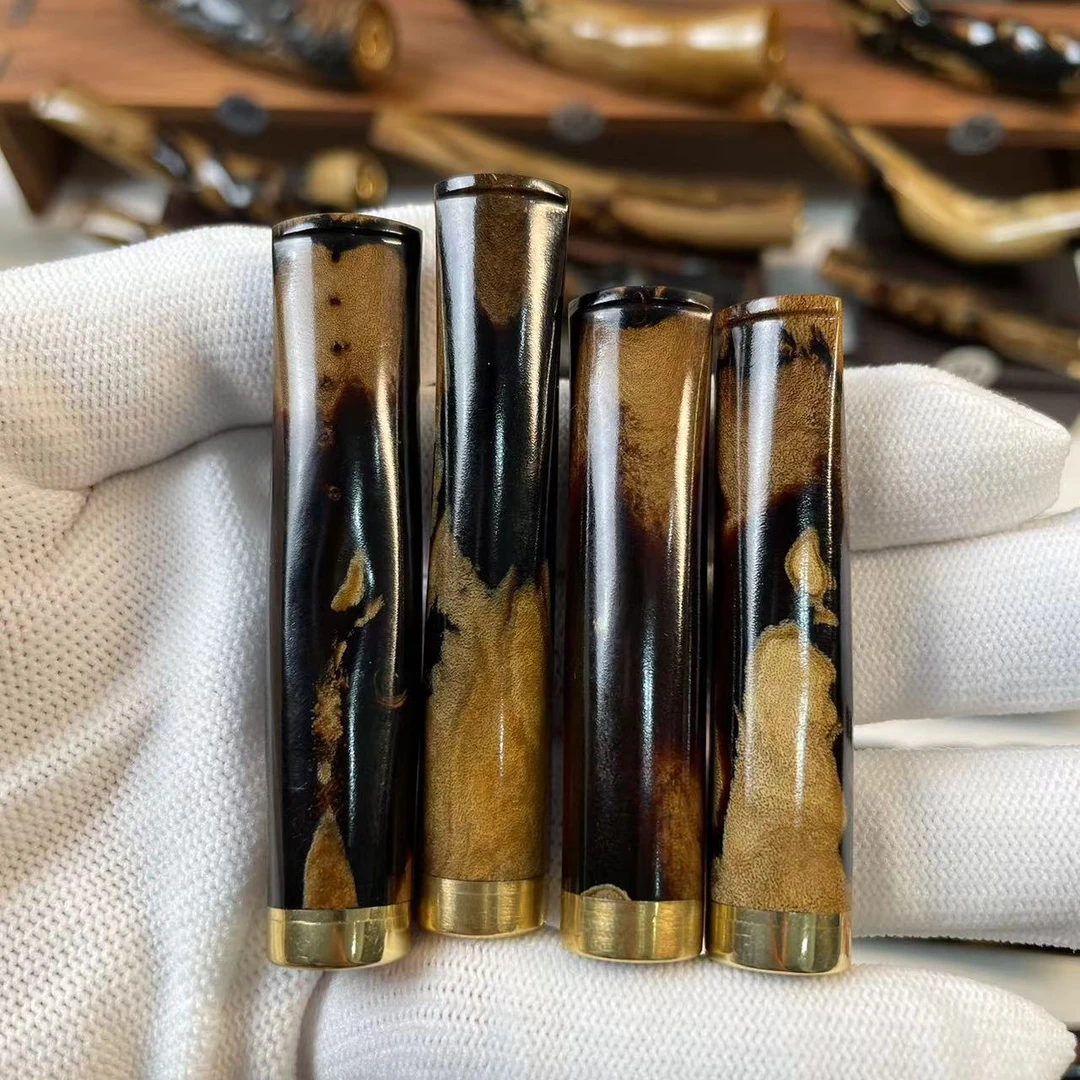 短款便携可循环清洗海柳烟嘴粗中细三用男士吸烟过滤嘴