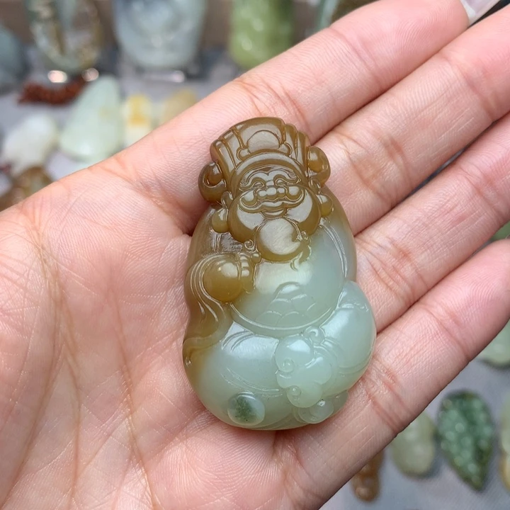 和田玉挂件未镶嵌A****酒