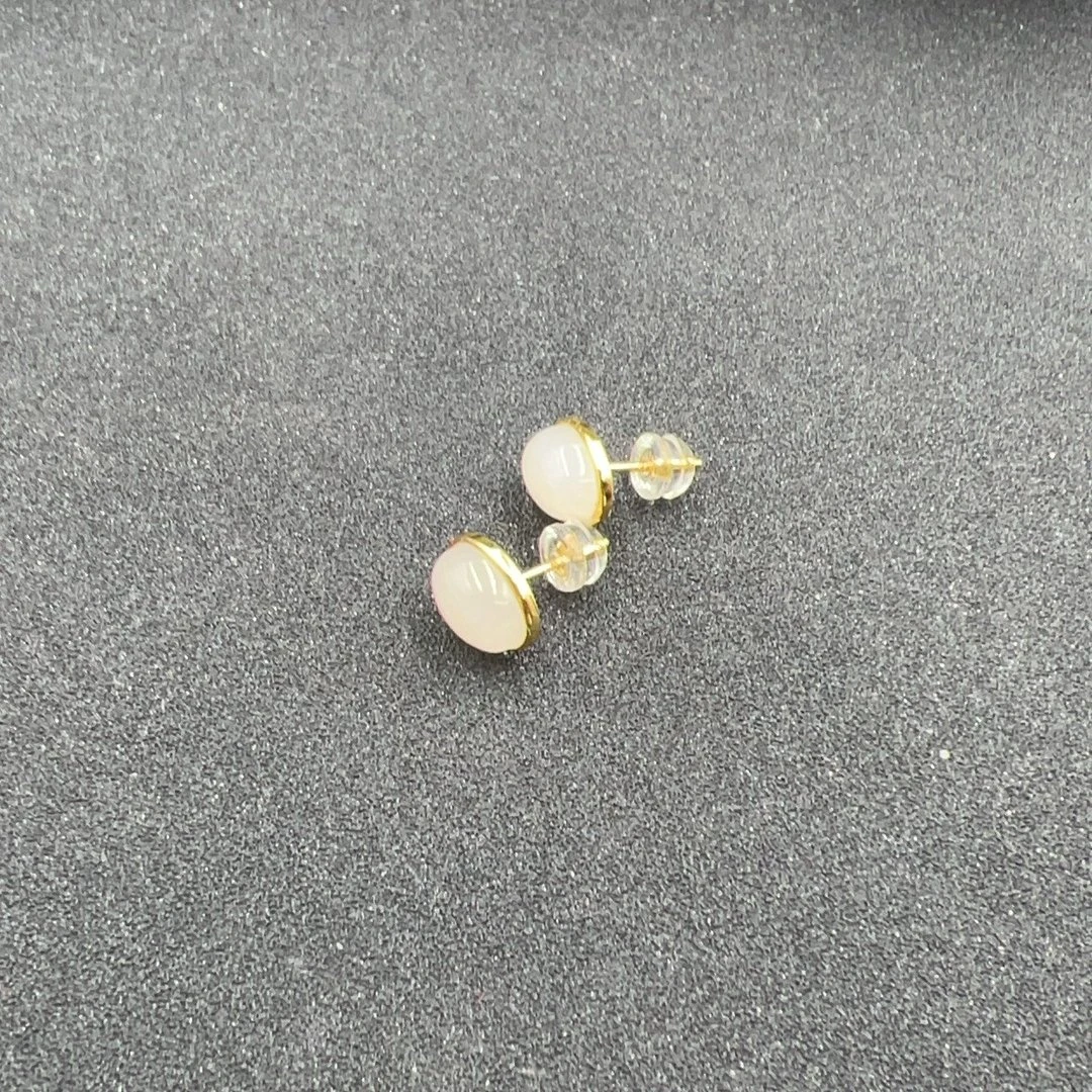 BY0118FPXQ标30 和田玉耳饰