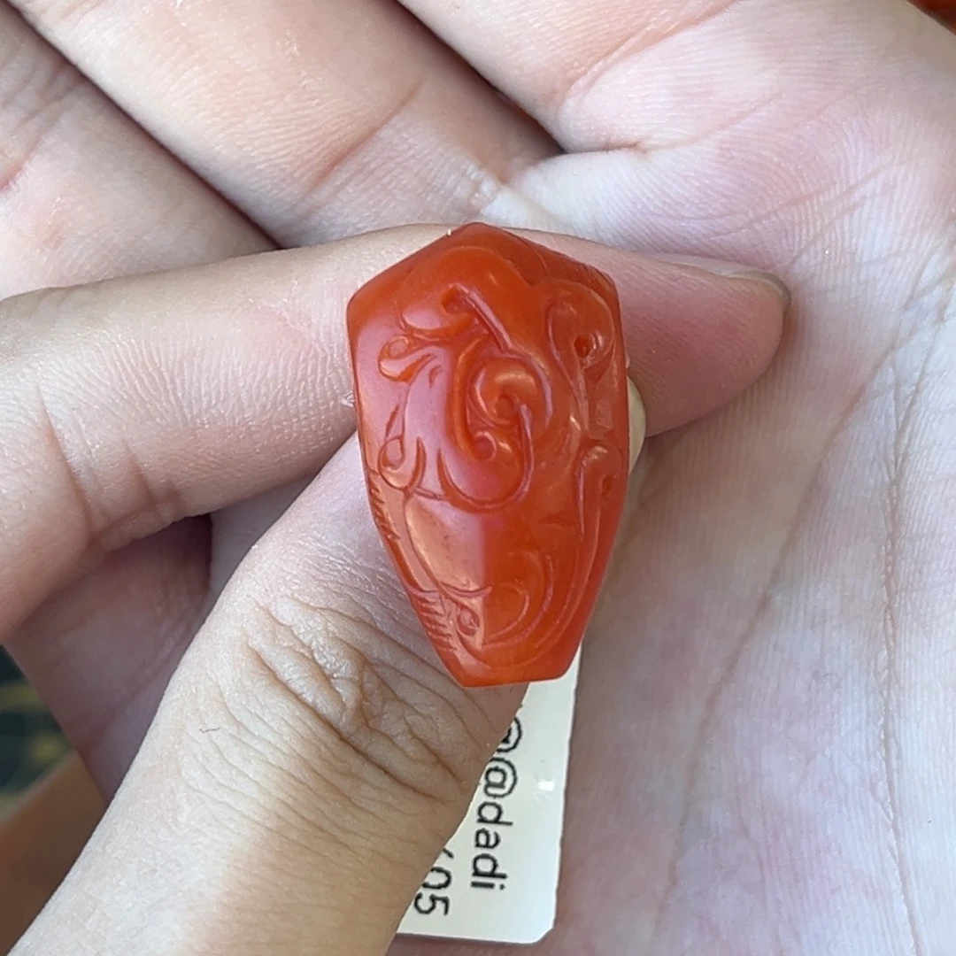 南红玛瑙未镶嵌手链保山西山料三通