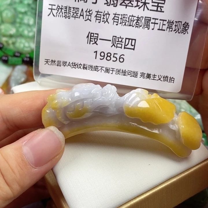 翡翠未镶嵌吊坠(赠链)正****2