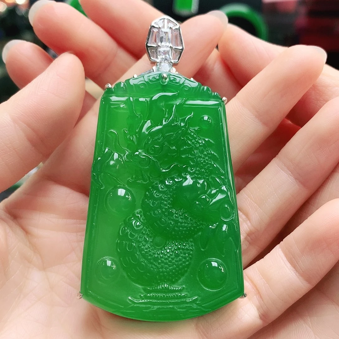 玛瑙/玉髓吊坠银S925镶嵌