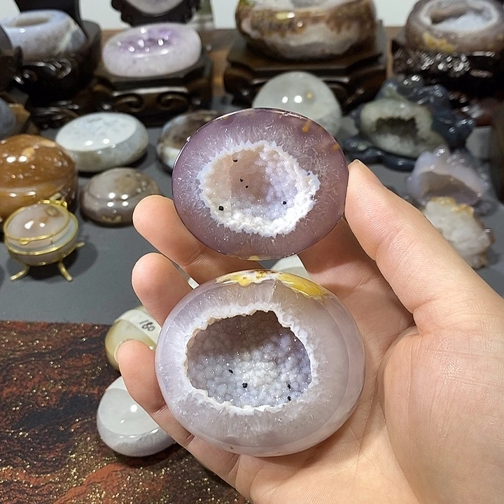 水晶摆件未镶嵌聚宝盆