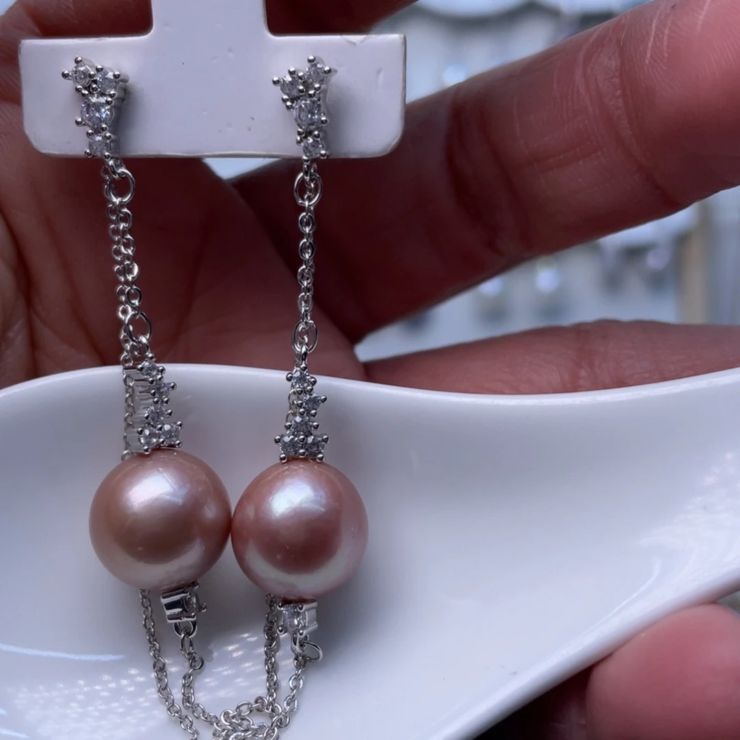 淡水珍珠未镶嵌耳饰