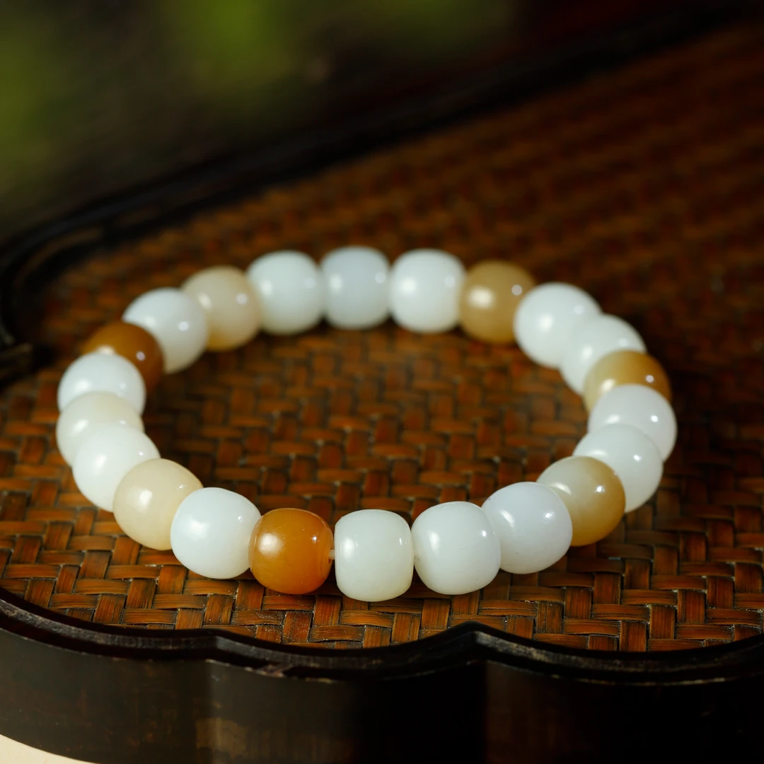 白玉世家和田玉多宝手串