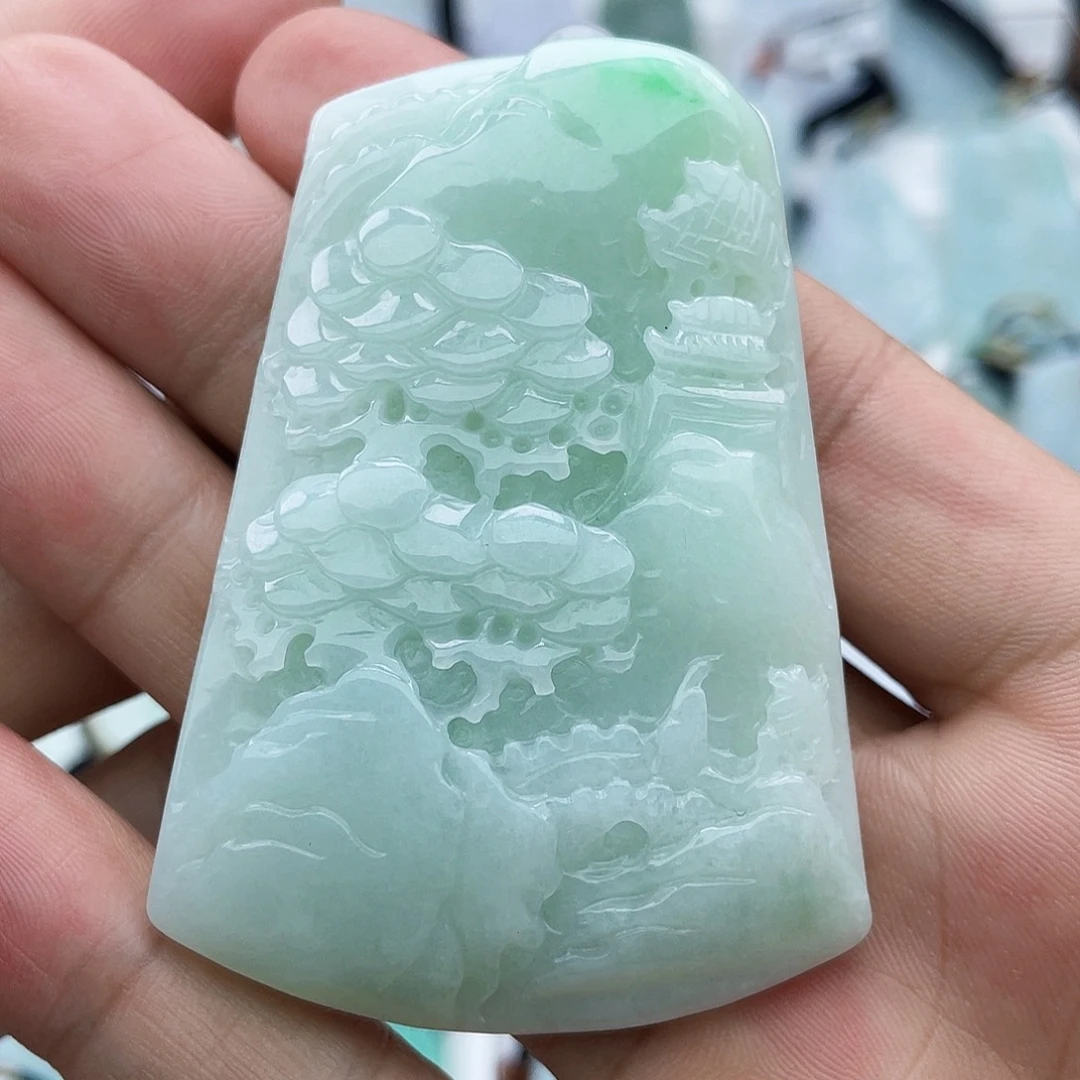颈饰未镶嵌翡翠翡翠