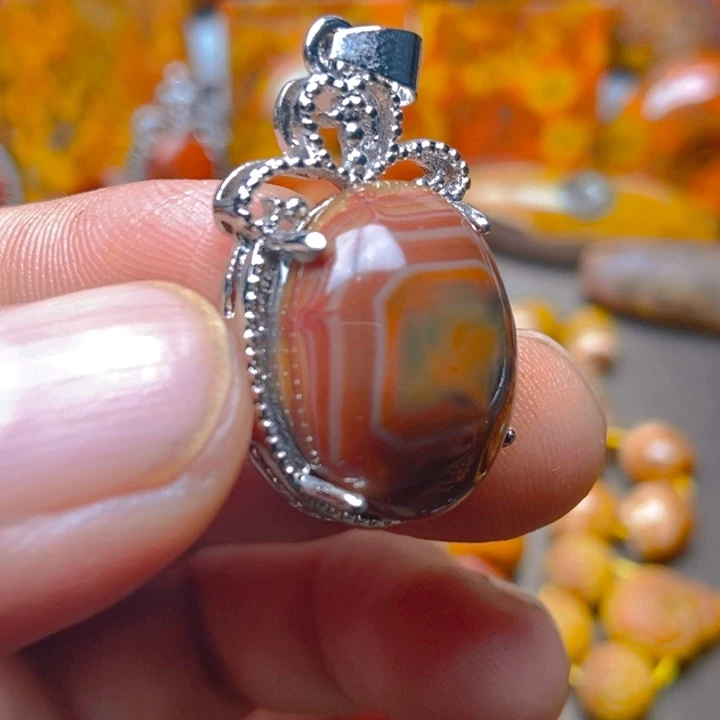 未镶嵌吊坠玛瑙/玉髓