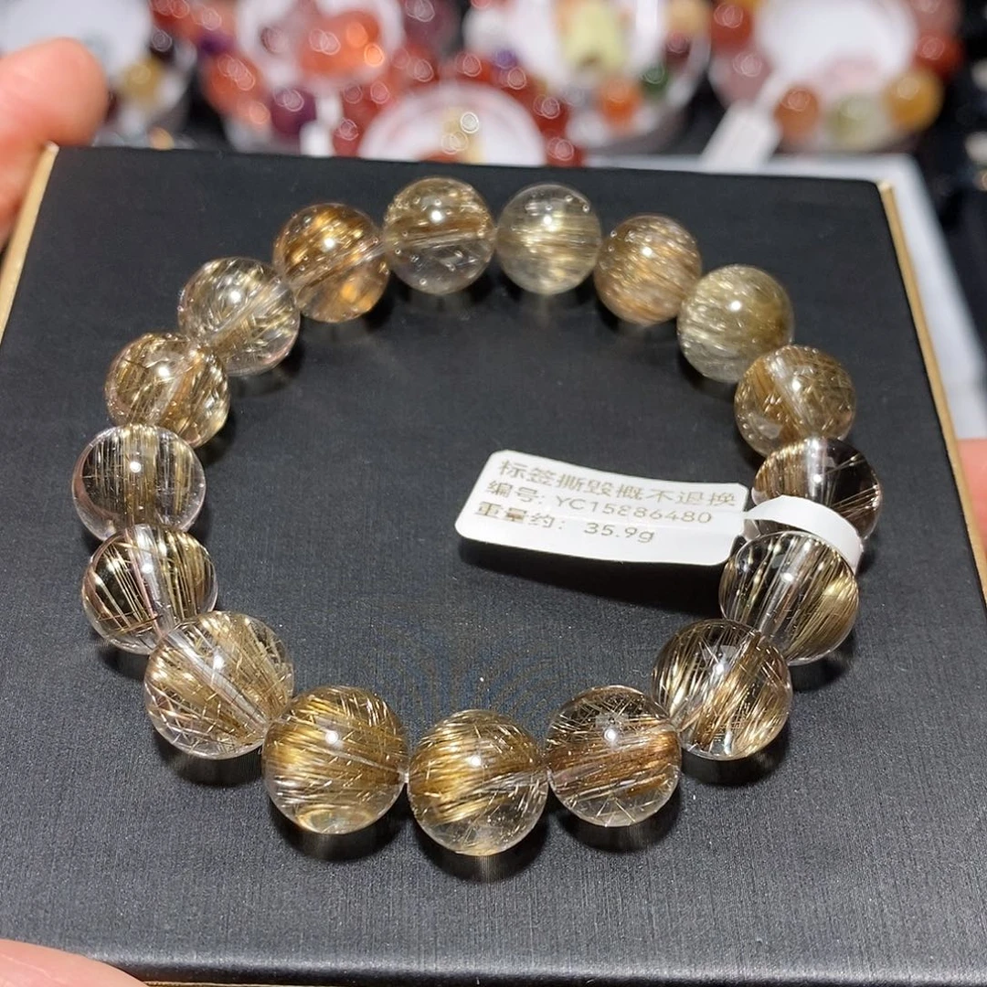 水晶手链未镶嵌F银发晶11.5