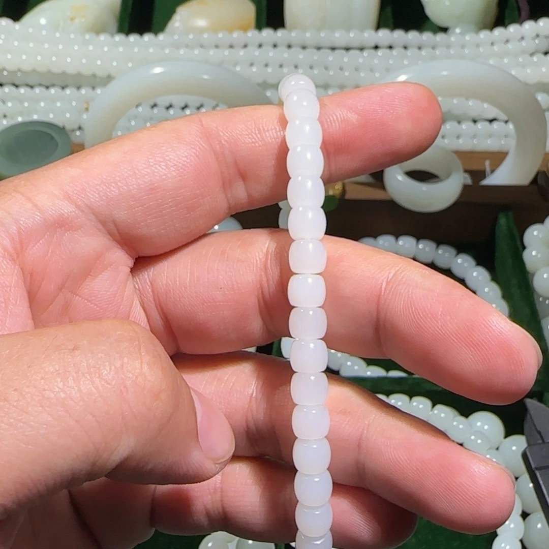 和田玉未镶嵌颈饰1***长