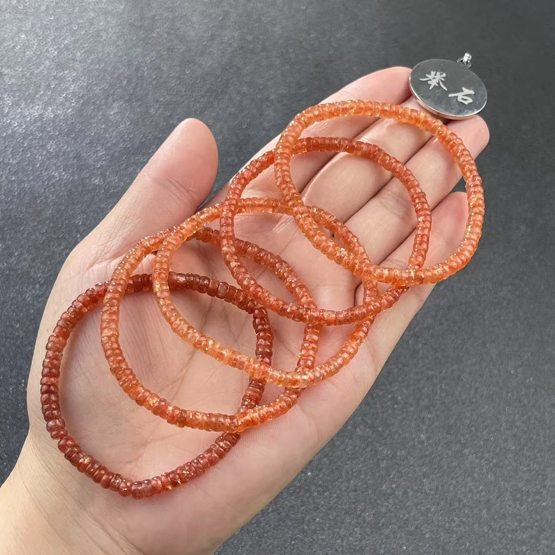 【举石珠宝】T0107-1007-8长石手串（一件/多样性发/约4mm）F