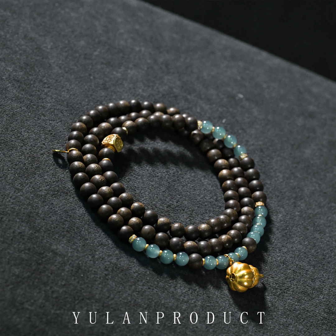 龙虎山 沉香【阿文】「沉翡·福禄」加里曼丹产区-沉水级奇楠 -6.8mm