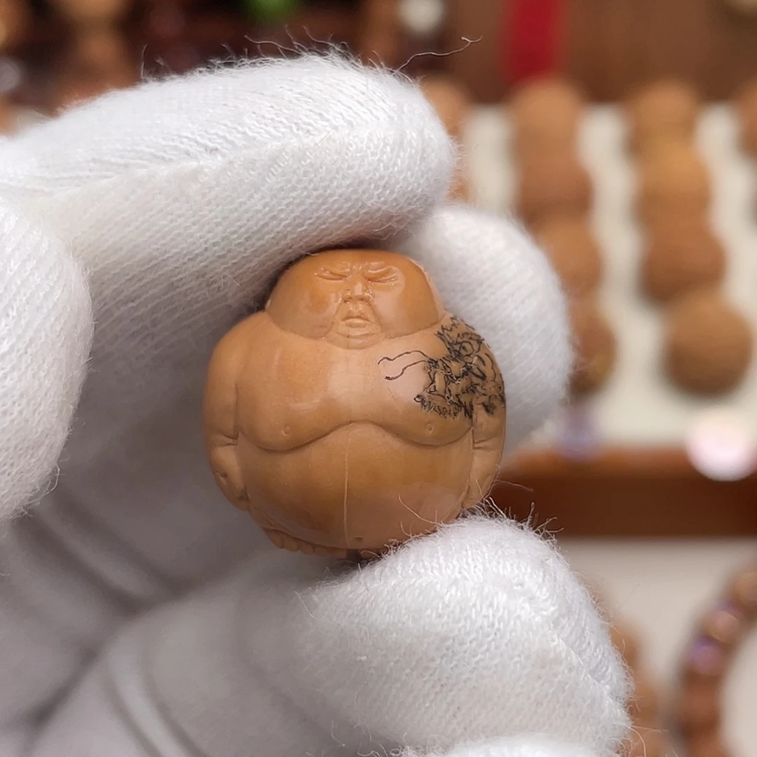 吊坠猴头核桃纯手工横岗胖子过肩龙