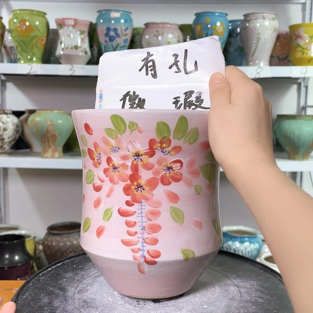 景德镇陶瓷花盆花器暇256