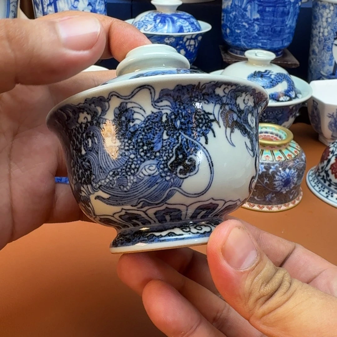 ****寶杯子景德镇全手工手绘陶瓷