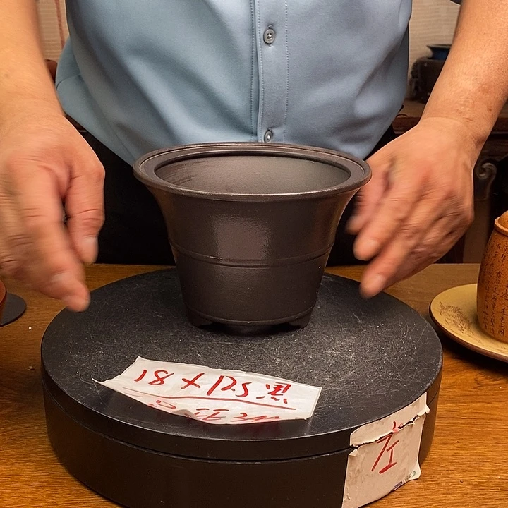 紫砂花盆货号一只EE349