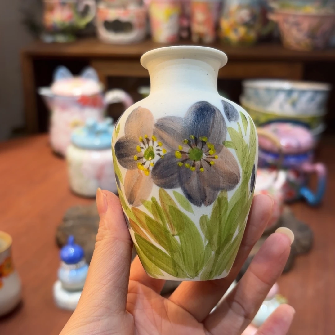 景德镇手绘高温釉下彩陶瓷茶具