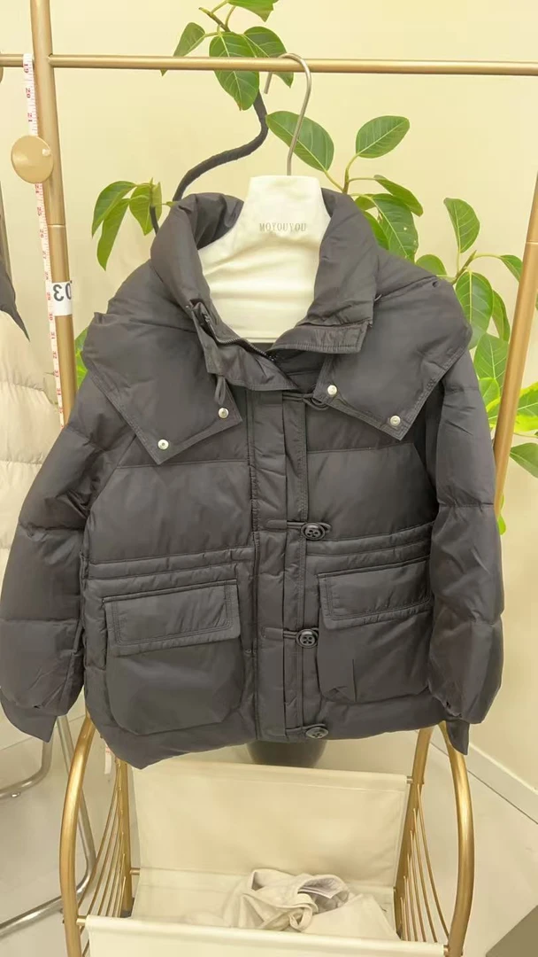 6920冬季新款保暖连帽女款羽绒服