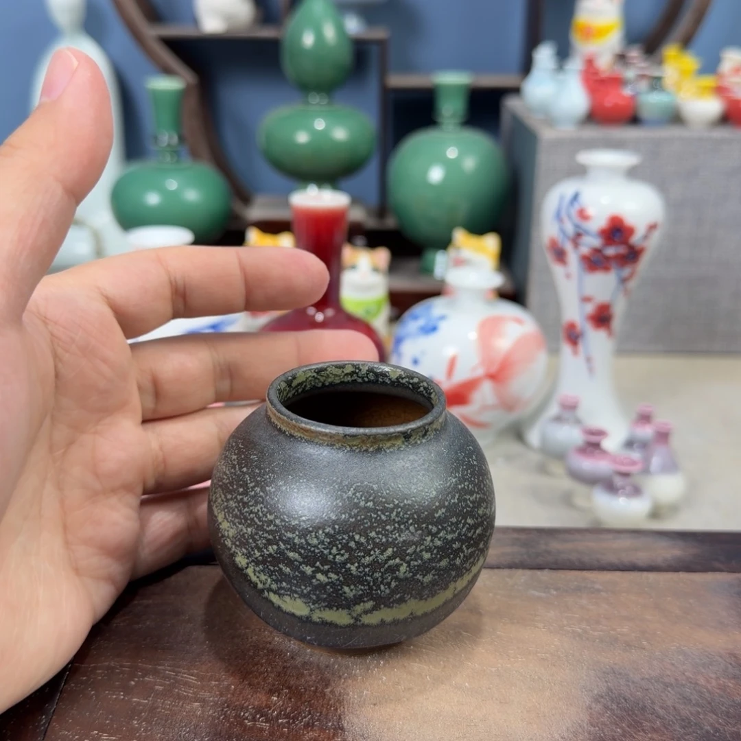 陶瓷手工小花器摆件
