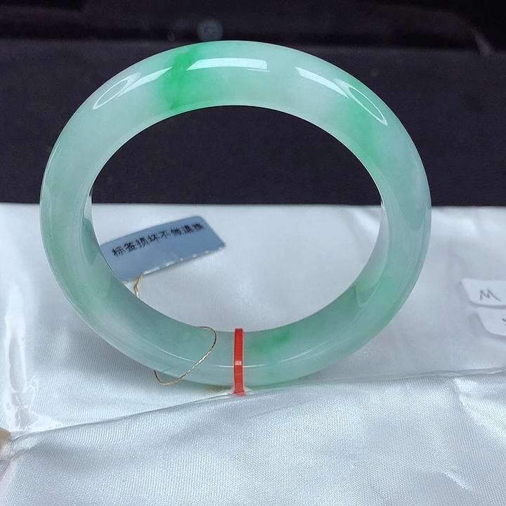 翡翠未镶嵌手镯57圈832