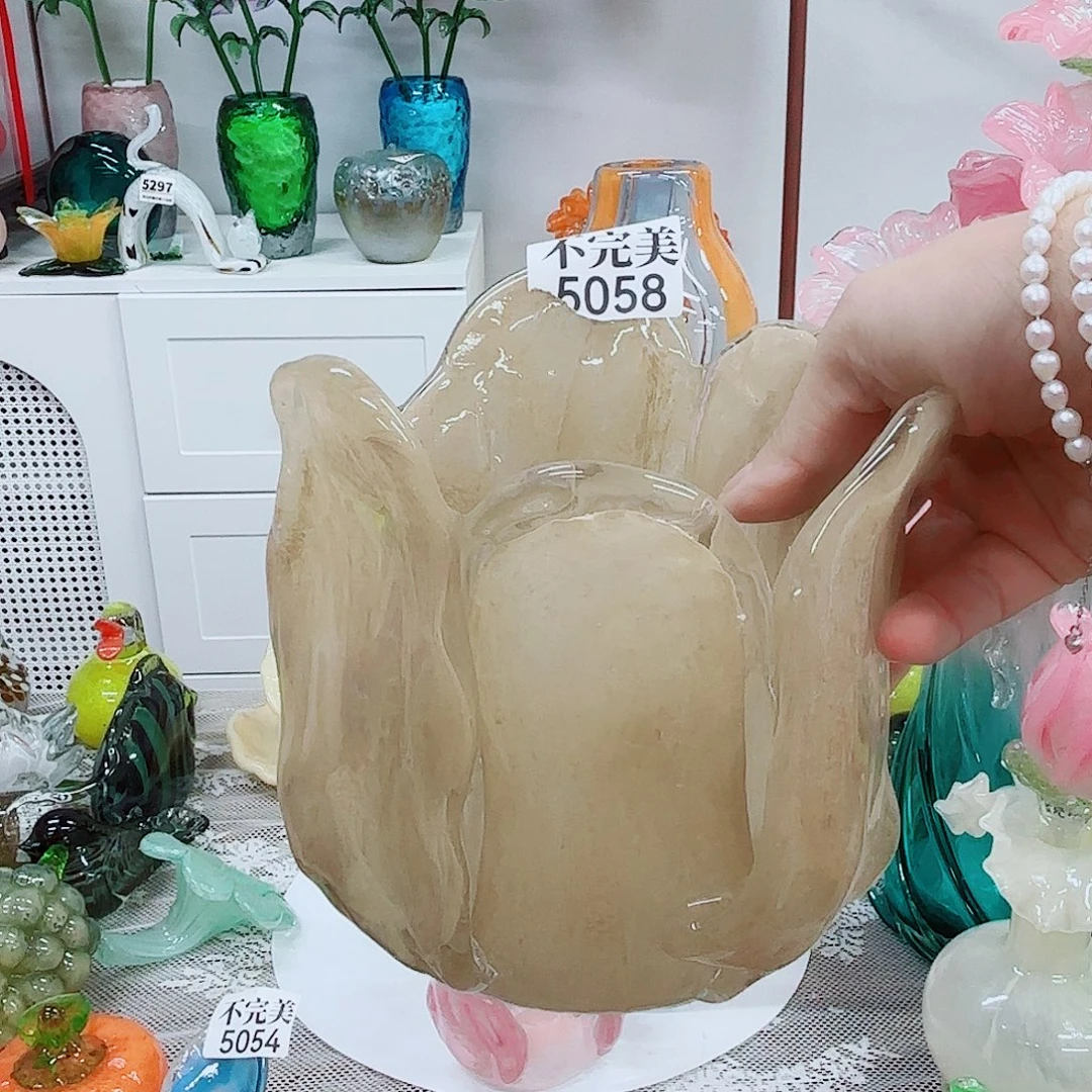 四***妈安妮花瓶花器摆件不完美