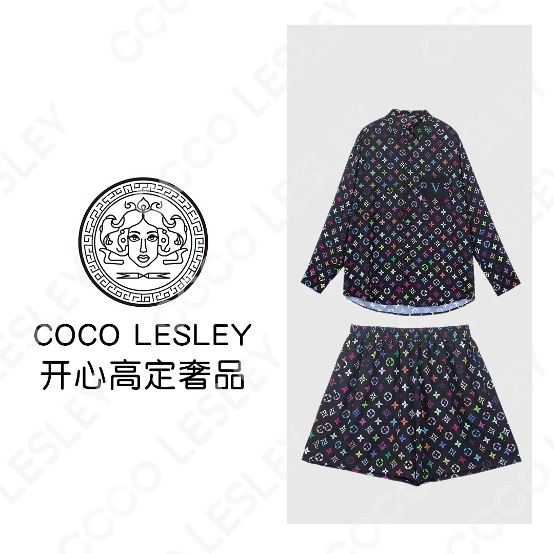 【COCO LESLEY】新款印花时尚休闲气质上衣-9269
