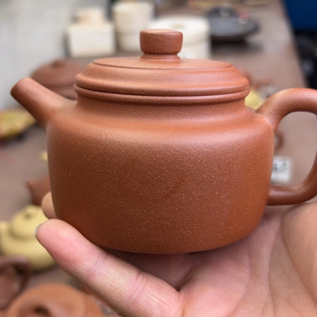 紫砂茶壶红将坡德钟200cc左右