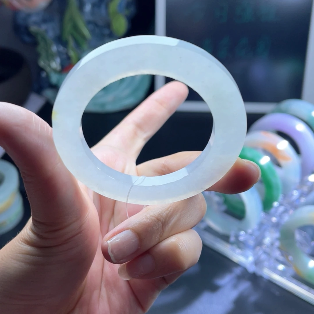 定制翡翠未镶嵌天然翡翠手镯定制