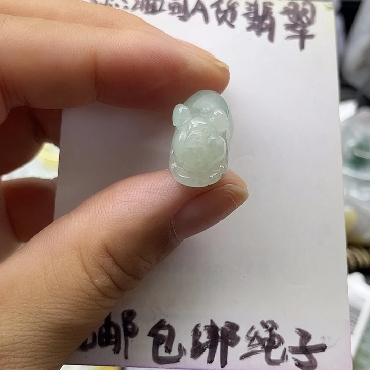 颈饰未镶嵌翡翠天然翡翠