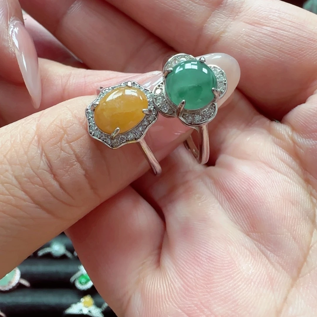 翡翠戒指未镶嵌遇****?翡翠79.8