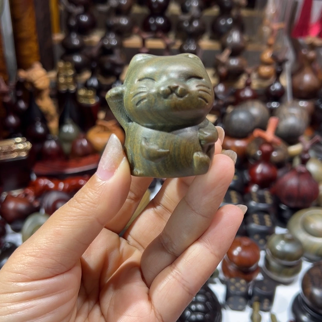 香榧木绿檀绿檀猫咪