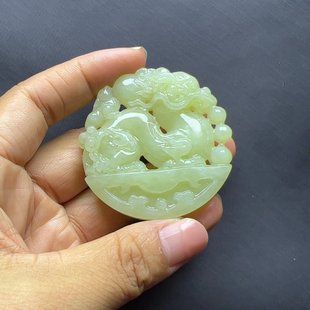 和田玉未镶嵌挂件好*音