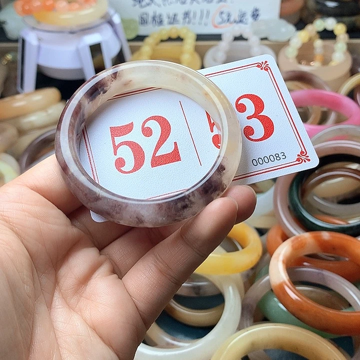 石英质玉（黄龙玉）未镶嵌手镯