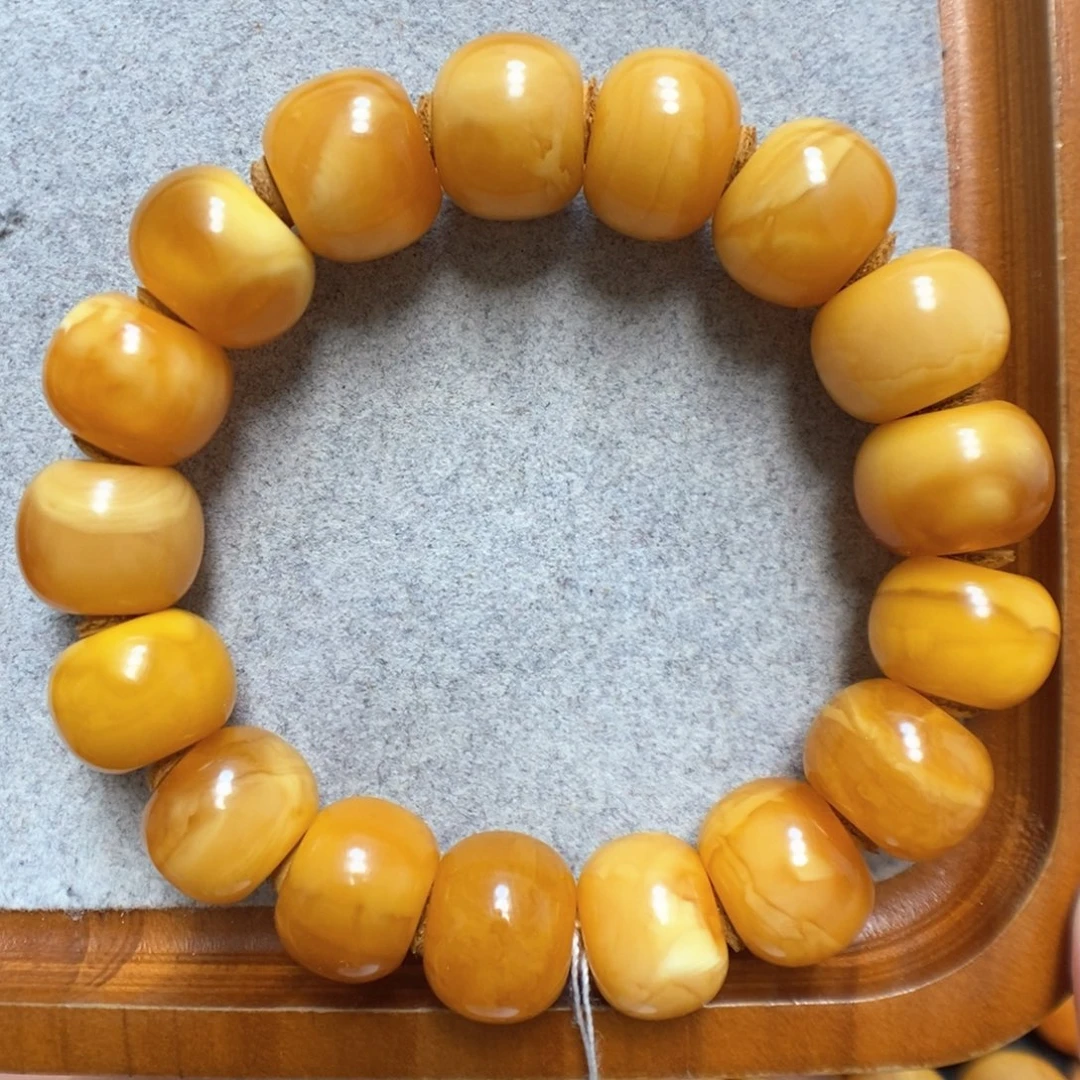 蜜蜡手串未镶嵌蜜蜡手串