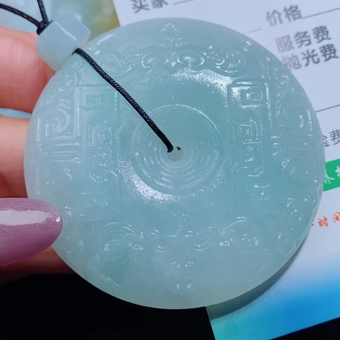 定制翡翠未镶嵌吊坠