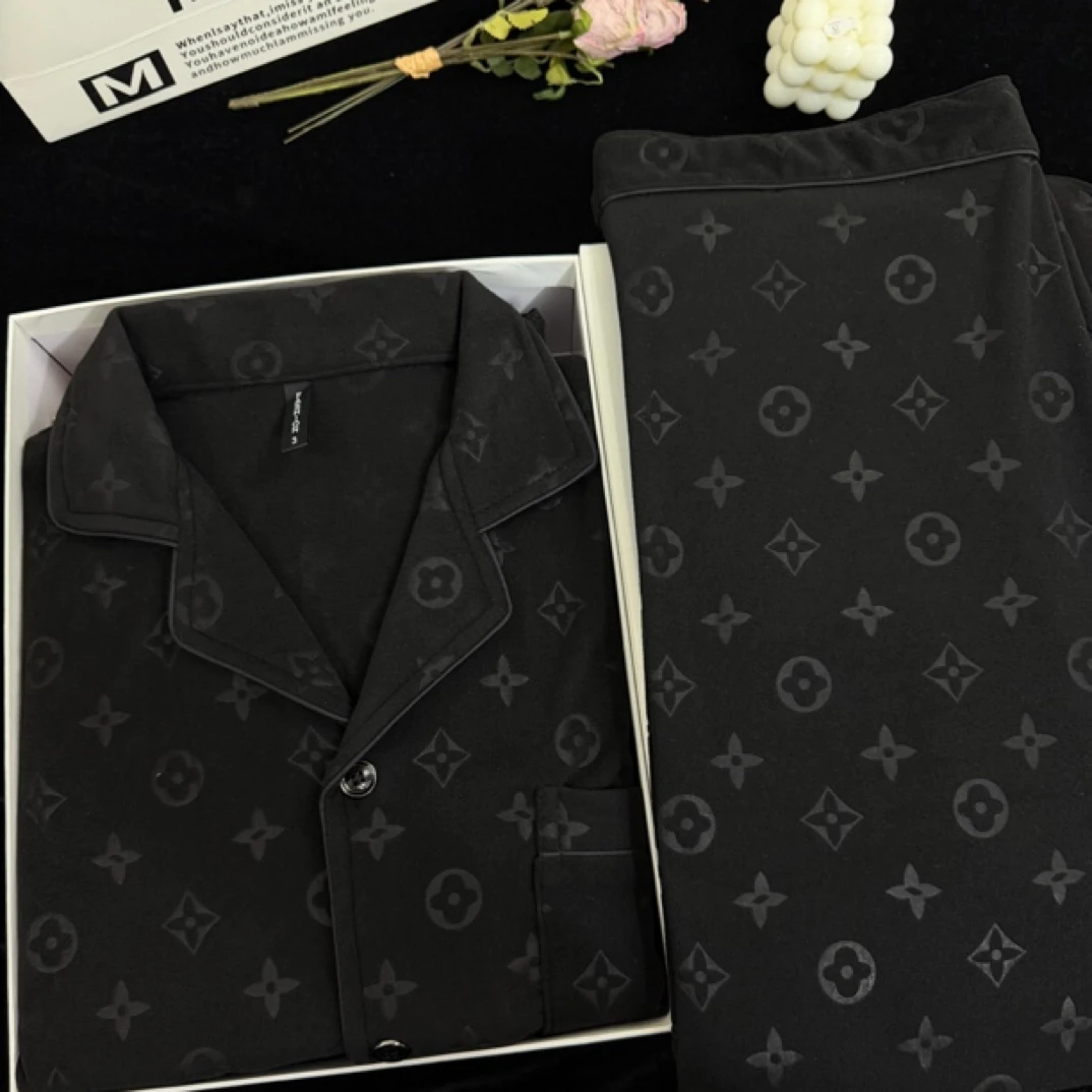 【中厚德绒】10℃秋冬款保暖男女情侣装可外穿青年时尚潮流轻奢睡衣