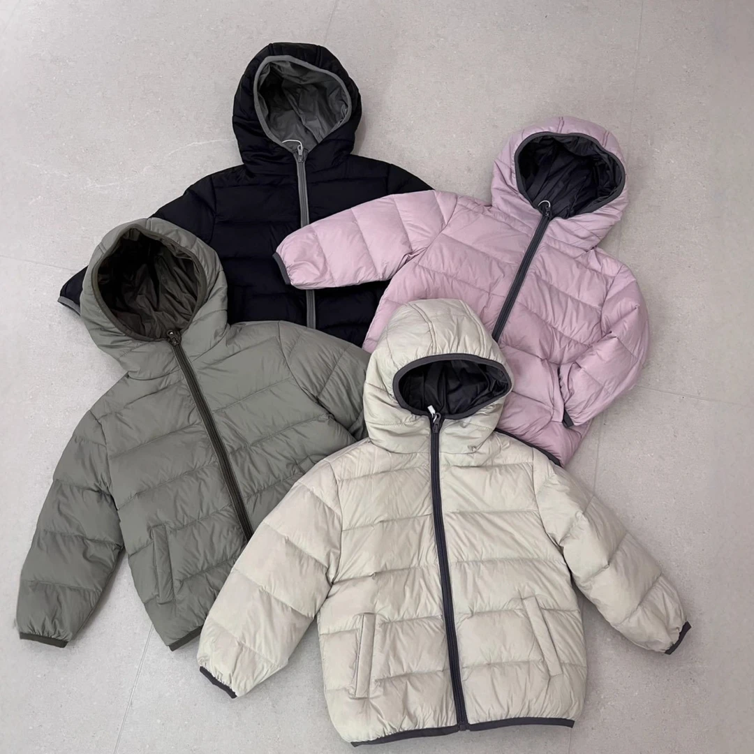 【万达撤柜】【95白鸭绒】儿童轻薄羽绒服外套2025年秋冬新款男女适用