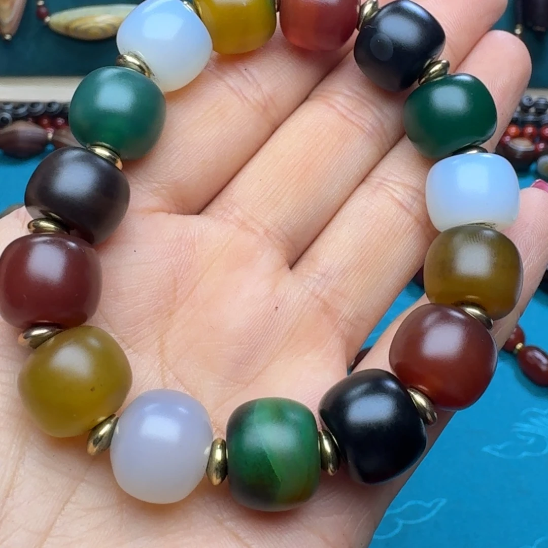 玛瑙/玉髓未镶嵌项链