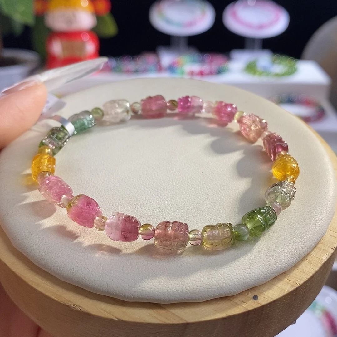 未镶嵌手链碧玺貔貅