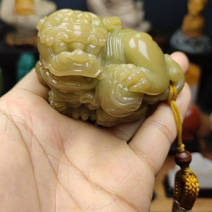 印石寿山石手把件手把件