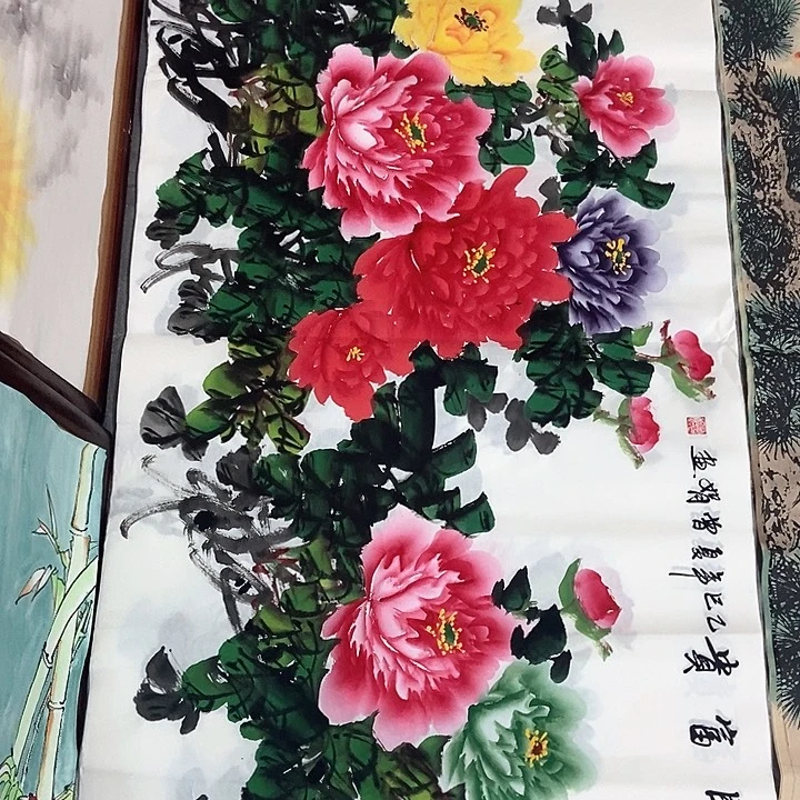 小周画廊的直播间
